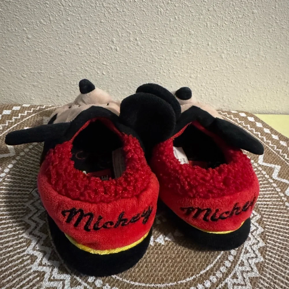 Mickey Mouse Plush Slippers